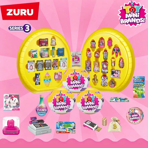 5 Surprise Mini Brands Toys Series 3 Blind Storage Box Mystery Collectibles 90 Minis Simulation Model Supermarket Series