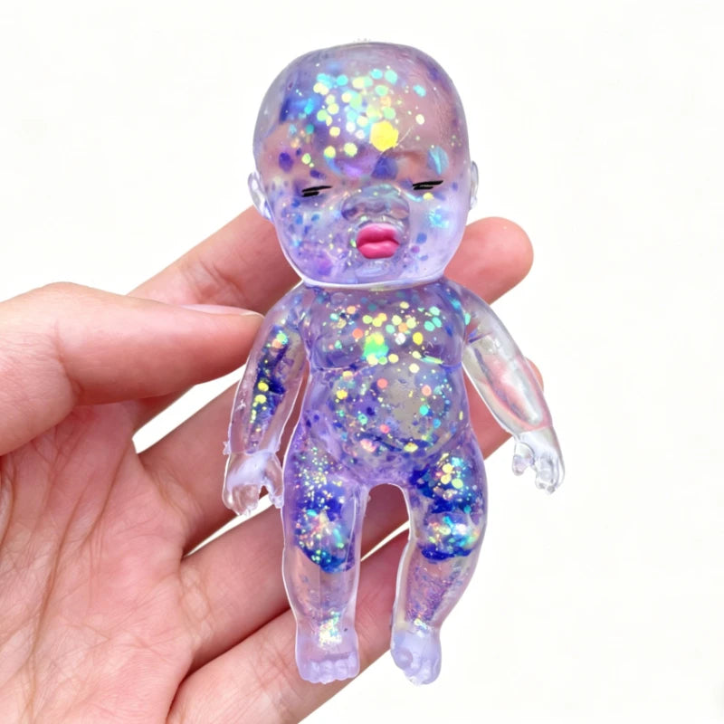 Squishy Maltose Sugar Baby Squeeze Toy Kawaii Baby Stretchable Slow Rising Fidget Toy for Adults Stress Anxiety Relief Gifts