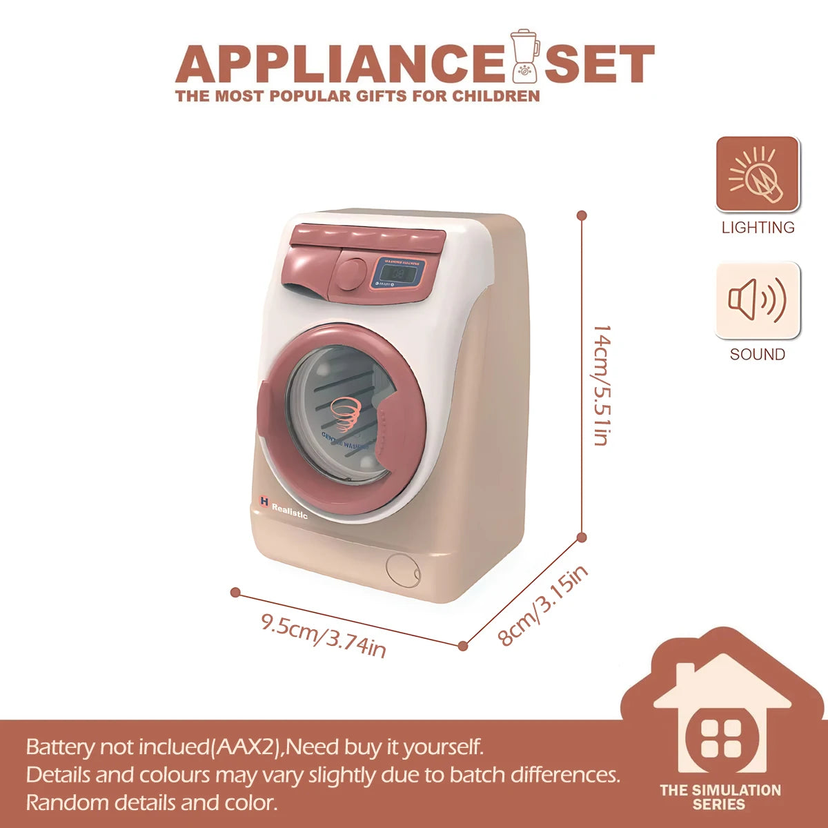 Kids Kitchen Toy Set Mini Simulation Household Appliances Toys for Children Pretend Play House Interactive Toys for Girls Boys