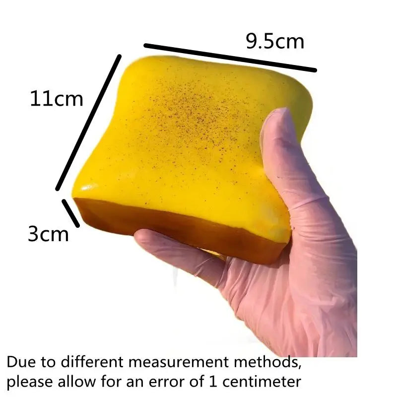 Soft Simulated Toast Squeeze Stress Relief Toys Squishy Bread Squeeze Fidget Toys Decompression Slow Rebound Sensory Toy Adults