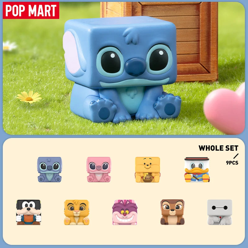 Disney Classics POP CUBE-3 Series Figures 1PC/9PCS POPMART Blind Box Cute Figurine Toy Action Figure