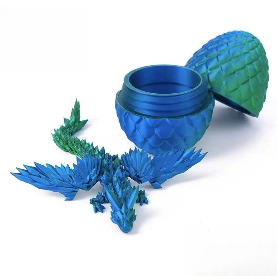 15Cm 3D Printed with Movable Wings Dragon Movable Joint Fidget Toy Rotatable Articulated Office Desktop Ornament Toy Crafts Gift
