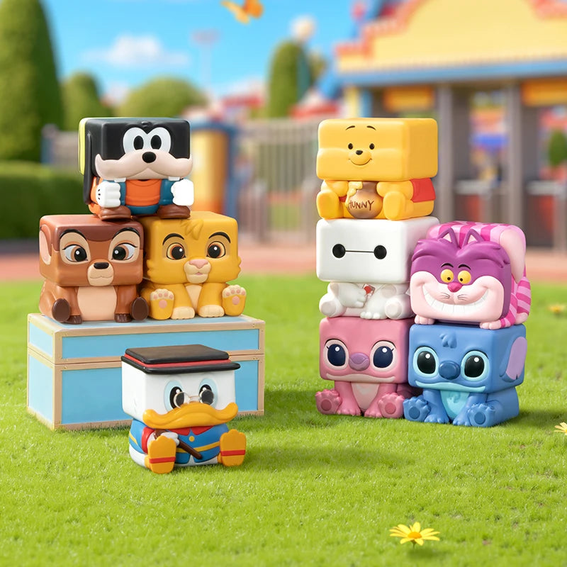 Disney Classics POP CUBE-3 Series Figures 1PC/9PCS POPMART Blind Box Cute Figurine Toy Action Figure