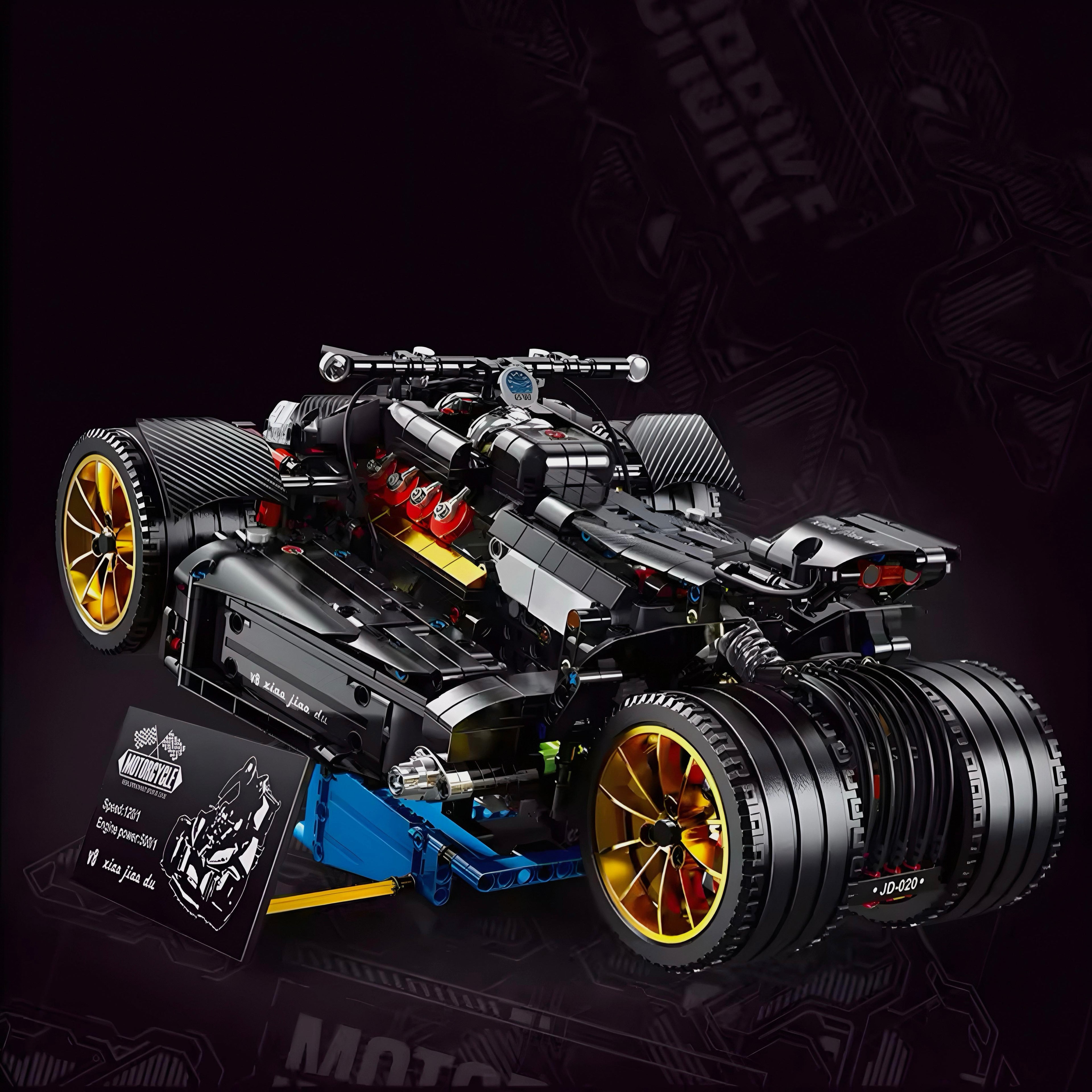 V8M Motorcycle | 2054pcs RBrickstem®
