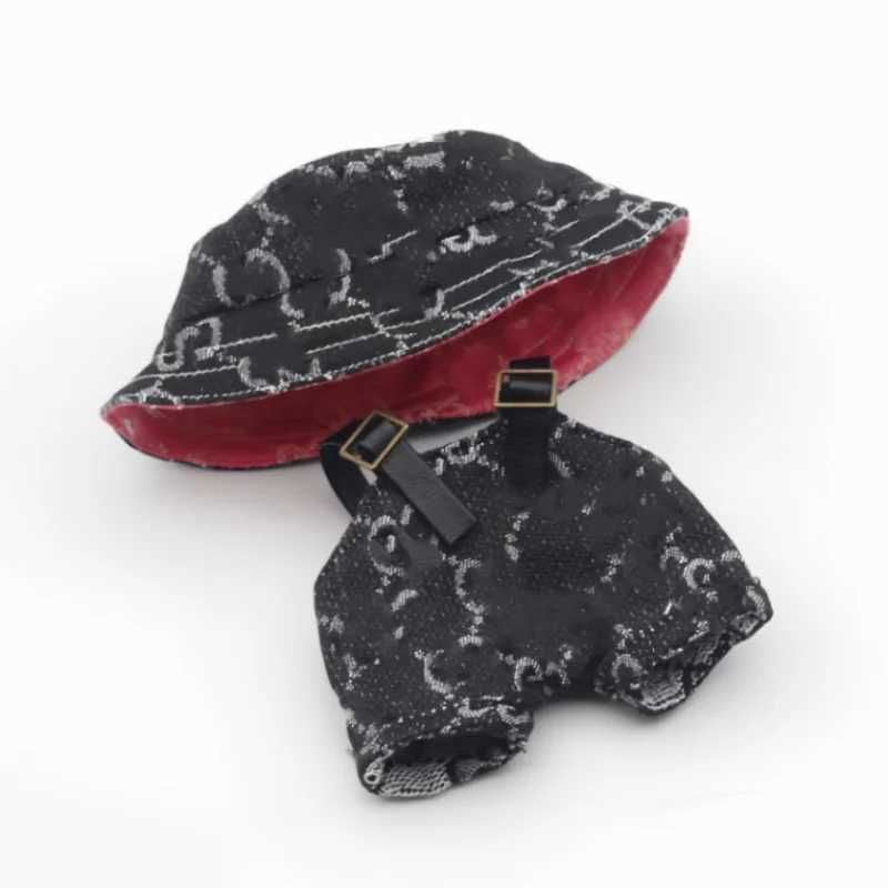 Fashion New Doll Apparel Labubu Doll Clothes Designer Only Clothes Hoodies Trendy Brand Knitted Pants Fishermans Hat Accessories