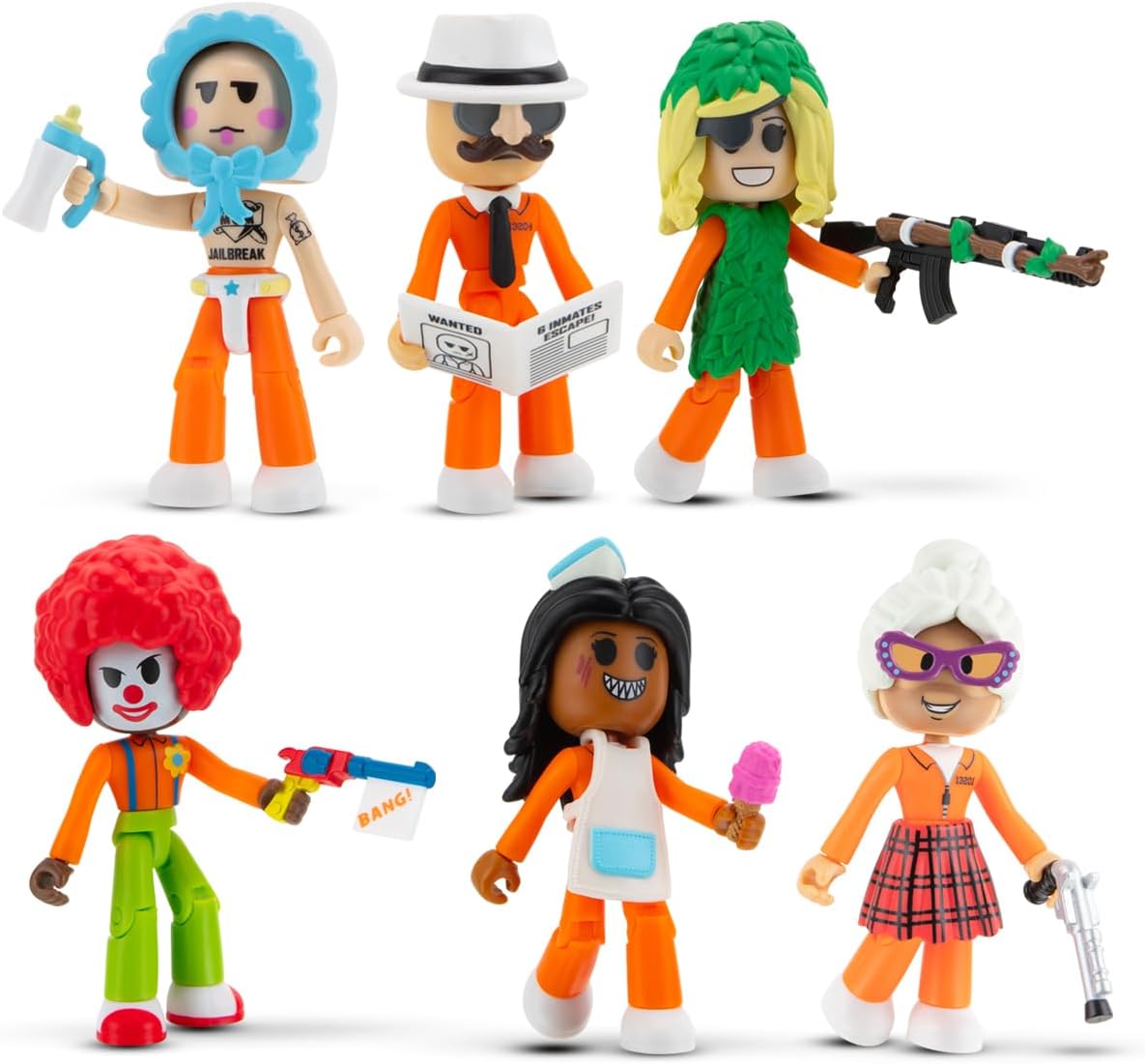 Jailbreak: Hiding in Plain Sight Multipack by DevSeries 6 Pack Jazwares