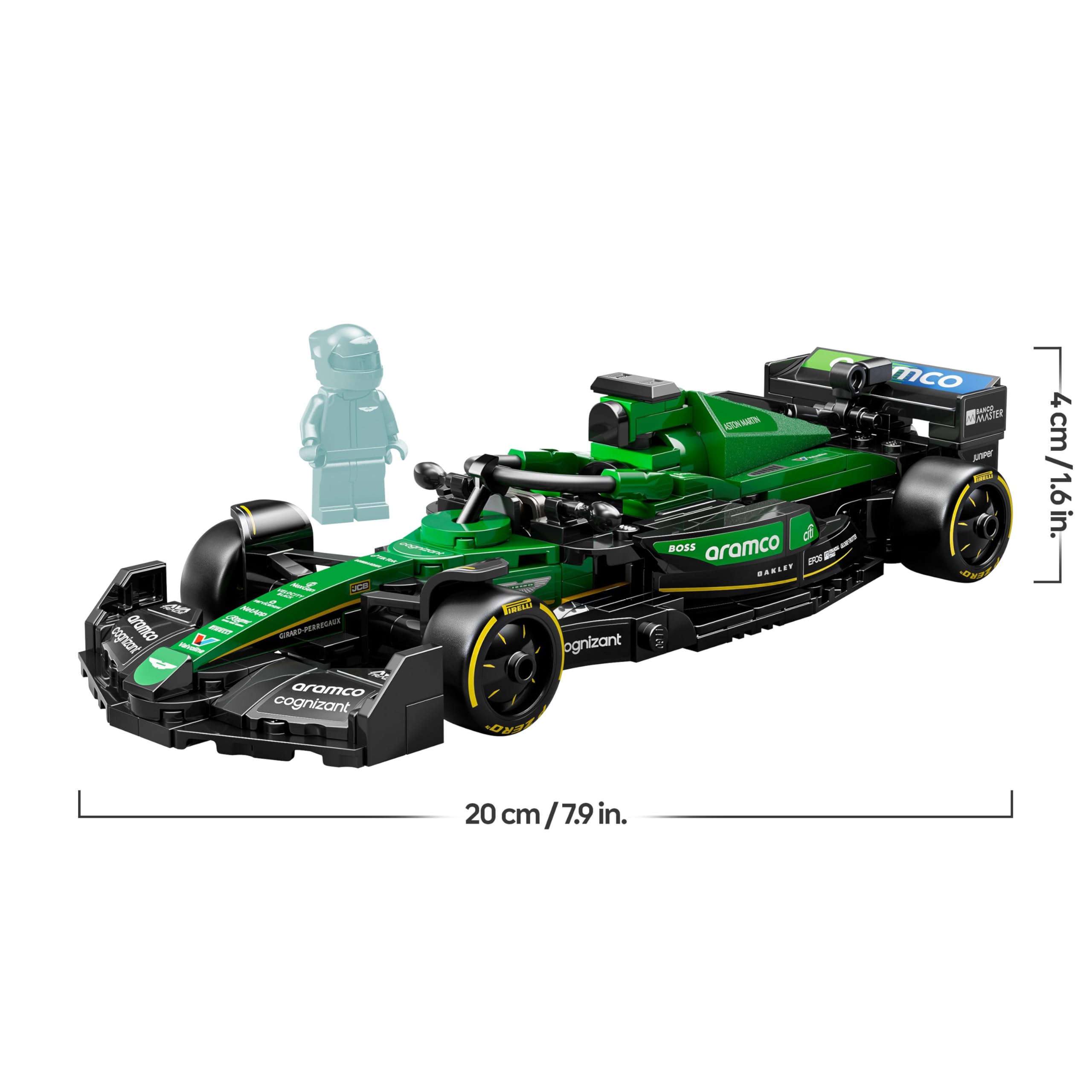 LEGO Speed Champions Ferrari SF-24 F1 Race Car Toy with a Collectible Formula 1 Driver Minifigure - Model Kits for 10+ Year Old Boys & Girls or Adult Motorsport Fans 77242 Viral Kids Toys