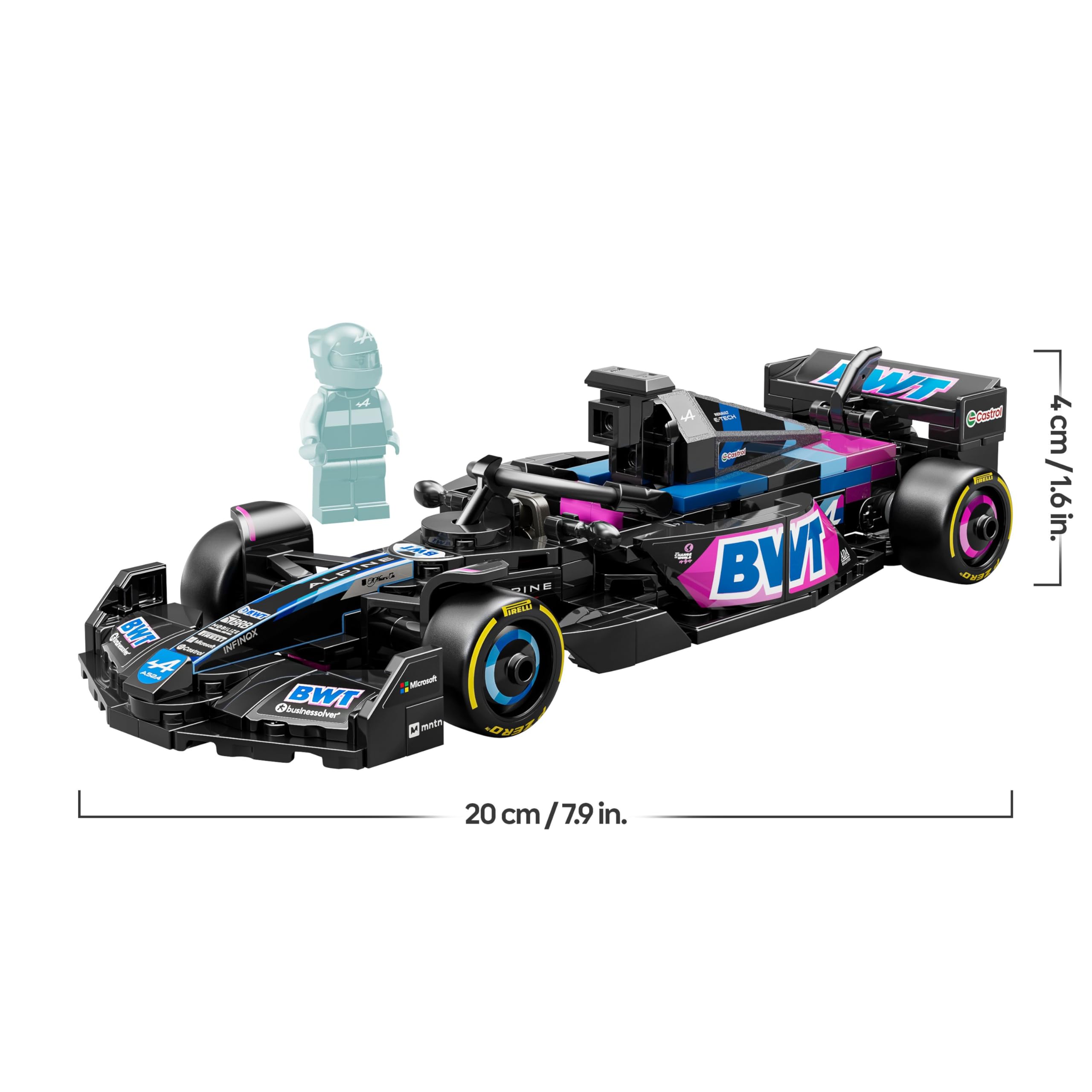 LEGO Speed Champions Ferrari SF-24 F1 Race Car Toy with a Collectible Formula 1 Driver Minifigure - Model Kits for 10+ Year Old Boys & Girls or Adult Motorsport Fans 77242 Viral Kids Toys