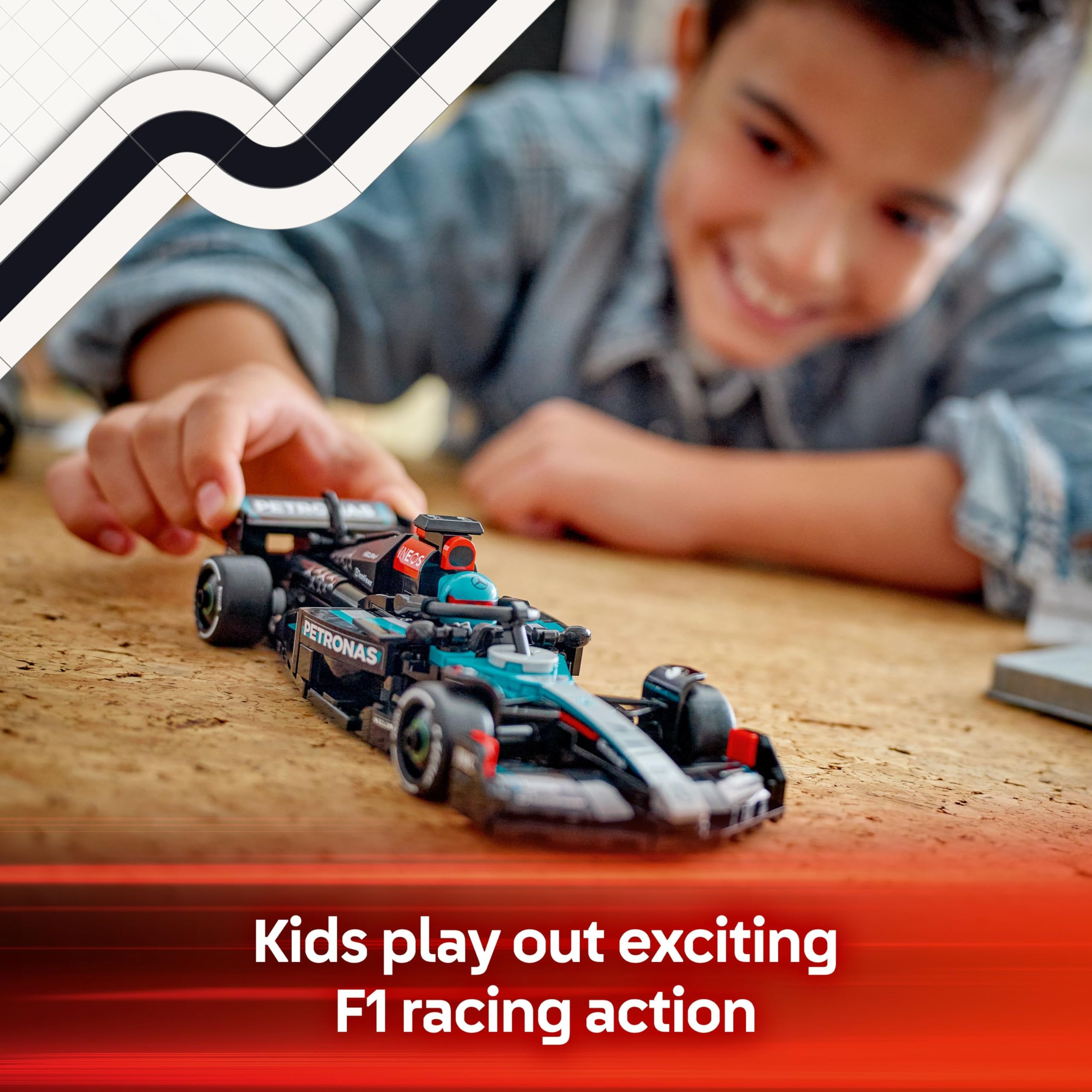 LEGO Speed Champions Ferrari SF-24 F1 Race Car Toy with a Collectible Formula 1 Driver Minifigure - Model Kits for 10+ Year Old Boys & Girls or Adult Motorsport Fans 77242 Viral Kids Toys