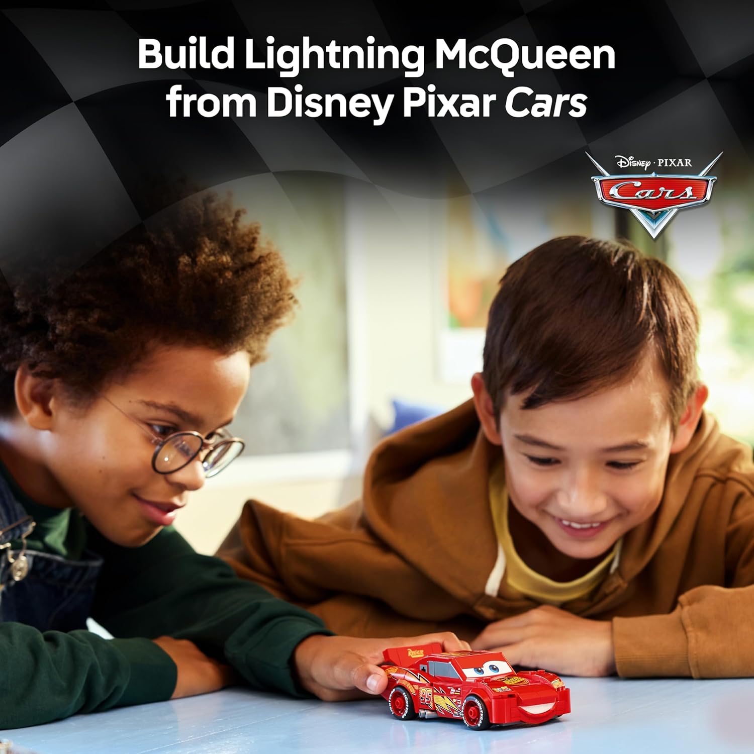 LEGO Speed Champions Lightning McQueen Race Car Toy - Collectible Model Kit w/a Detailed Undercarriage - Disney Gift for 9+ Year Old Boys, Girls & Pixar Cars Movie Fans - 77255 Viral Kids Toys