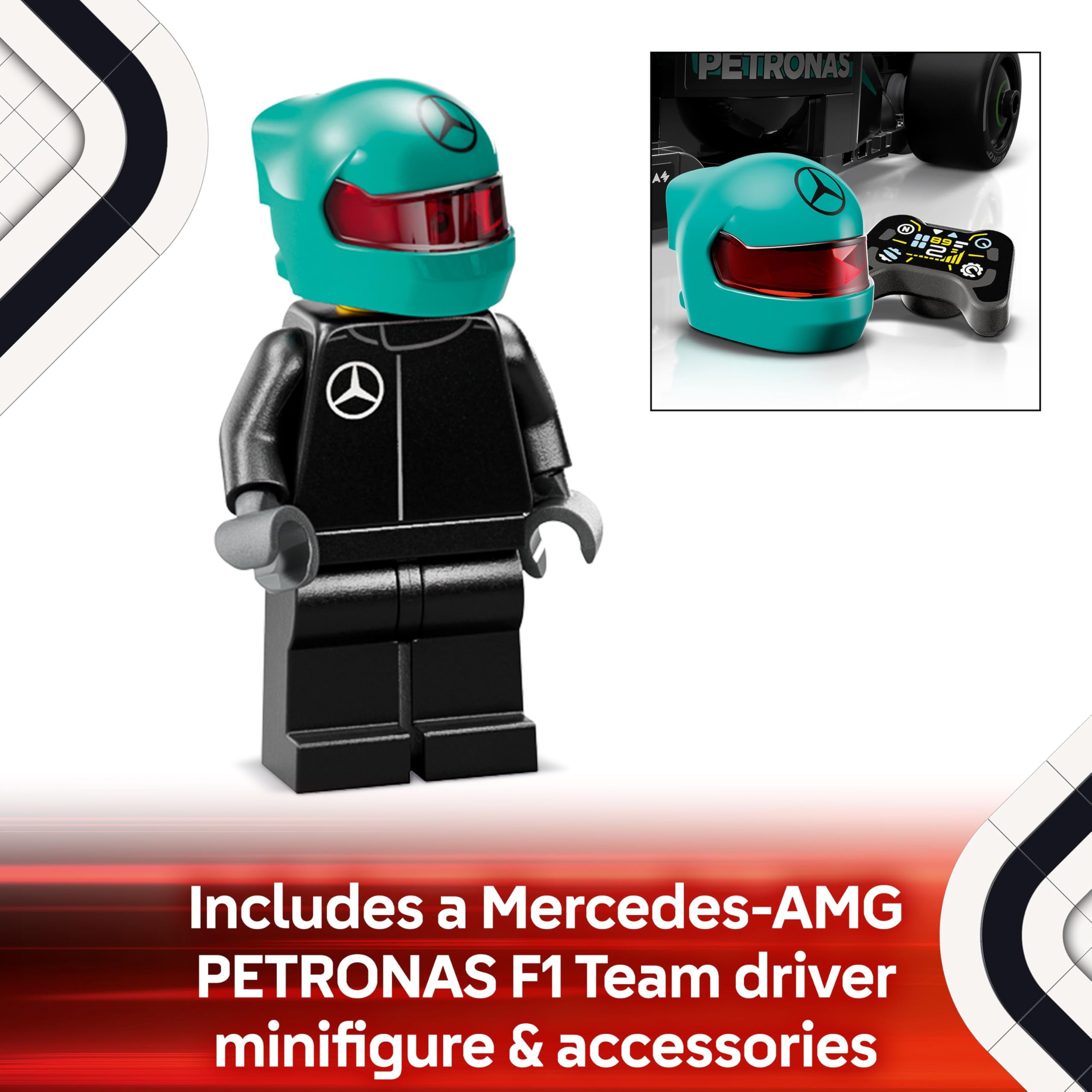 LEGO Speed Champions Ferrari SF-24 F1 Race Car Toy with a Collectible Formula 1 Driver Minifigure - Model Kits for 10+ Year Old Boys & Girls or Adult Motorsport Fans 77242 Viral Kids Toys