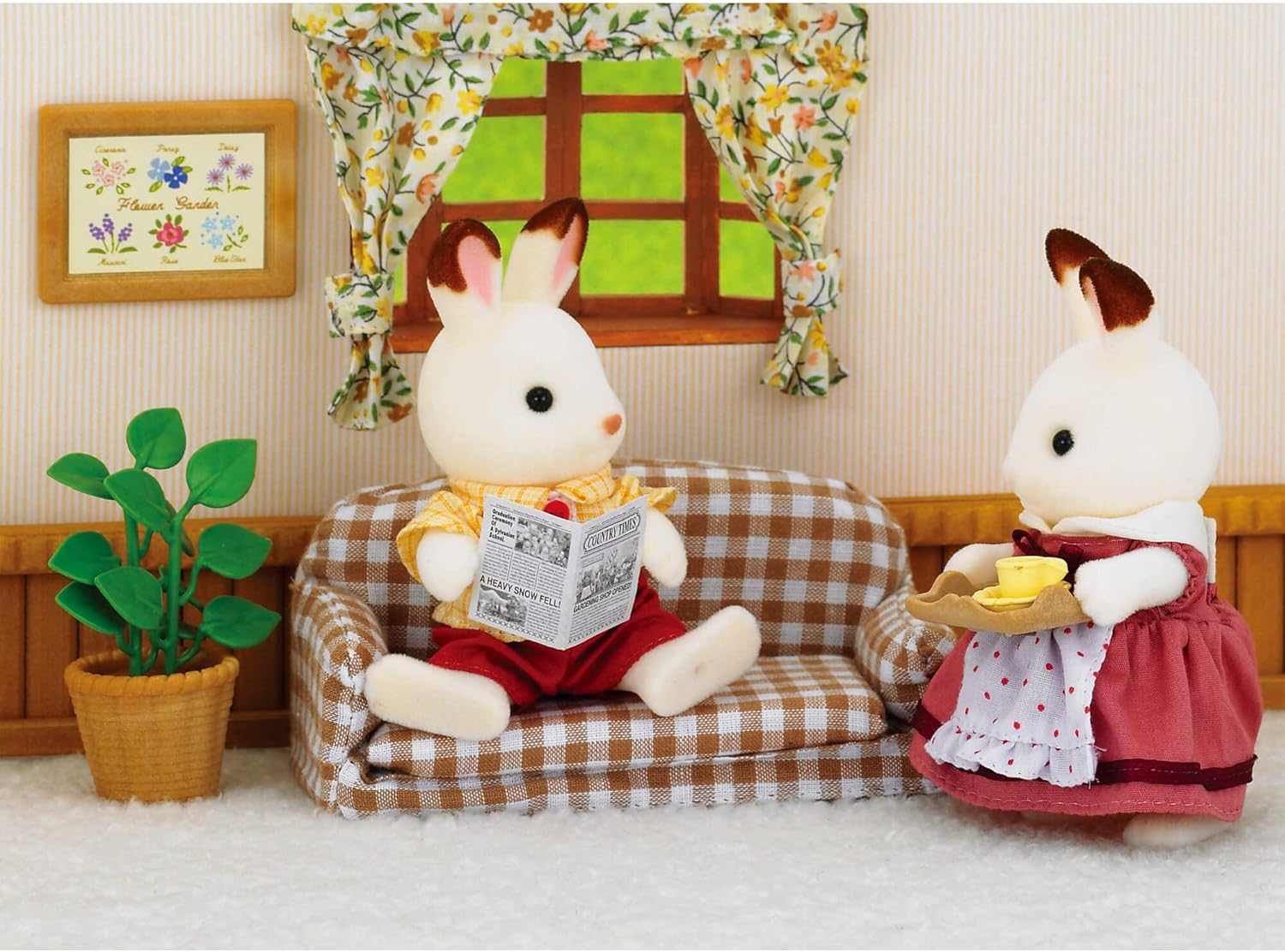 Sylvanian Families Chocolate Rabbit Father Set Epoch