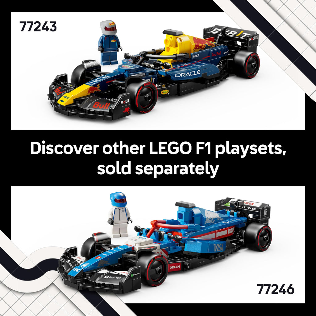 LEGO Speed Champions Ferrari SF-24 F1 Race Car Toy with a Collectible Formula 1 Driver Minifigure - Model Kits for 10+ Year Old Boys & Girls or Adult Motorsport Fans 77242 Viral Kids Toys