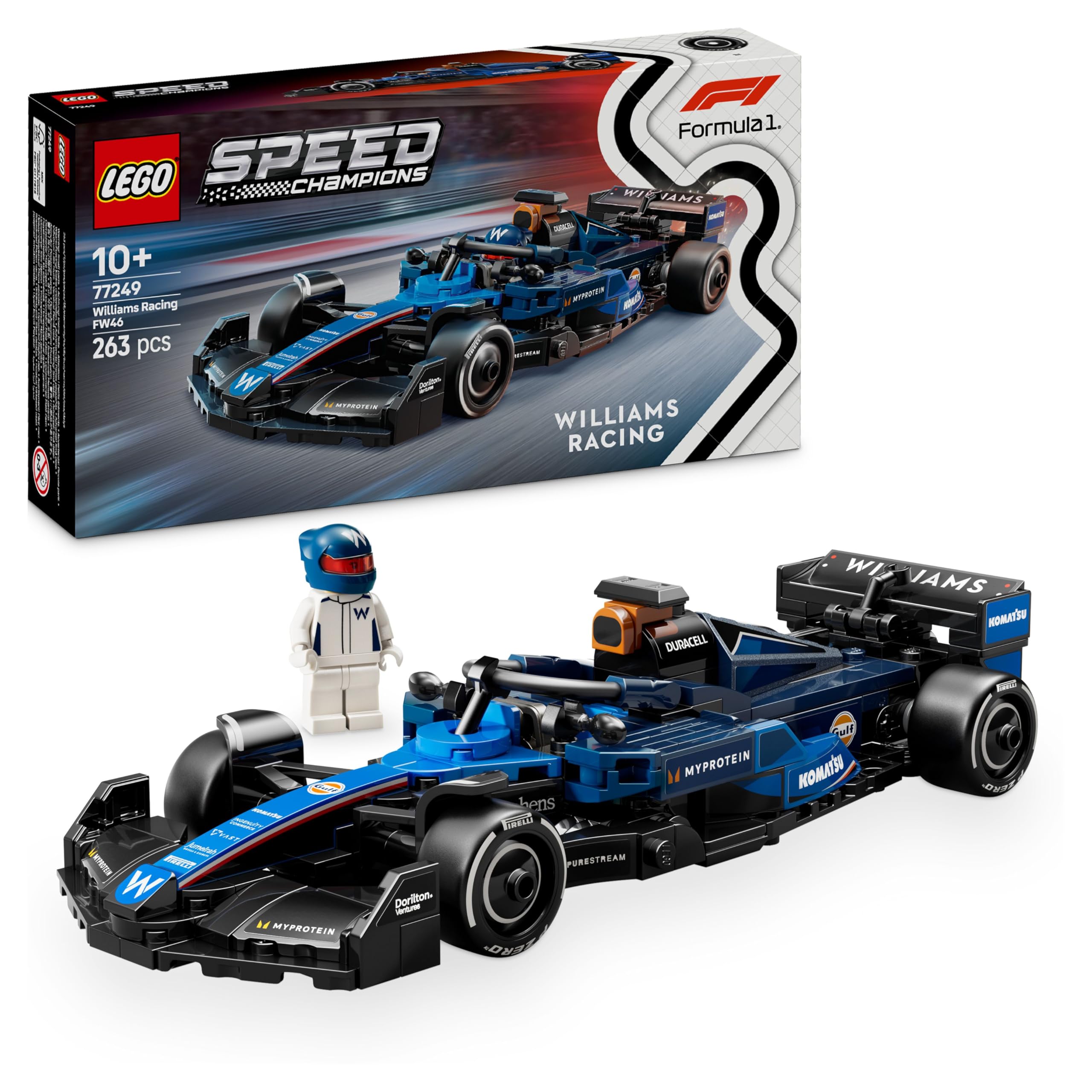 LEGO Speed Champions Ferrari SF-24 F1 Race Car Toy with a Collectible Formula 1 Driver Minifigure - Model Kits for 10+ Year Old Boys & Girls or Adult Motorsport Fans 77242 Viral Kids Toys