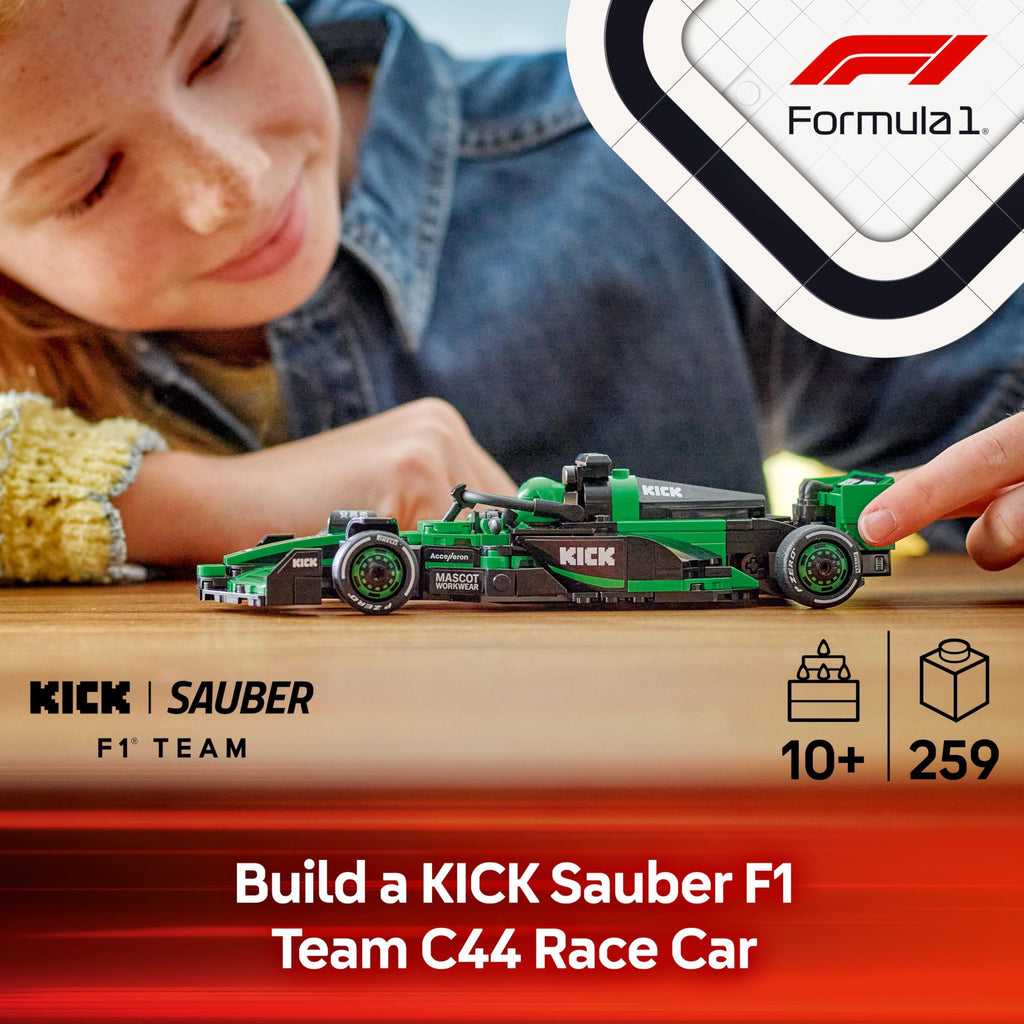 LEGO Speed Champions Ferrari SF-24 F1 Race Car Toy with a Collectible Formula 1 Driver Minifigure - Model Kits for 10+ Year Old Boys & Girls or Adult Motorsport Fans 77242 Viral Kids Toys