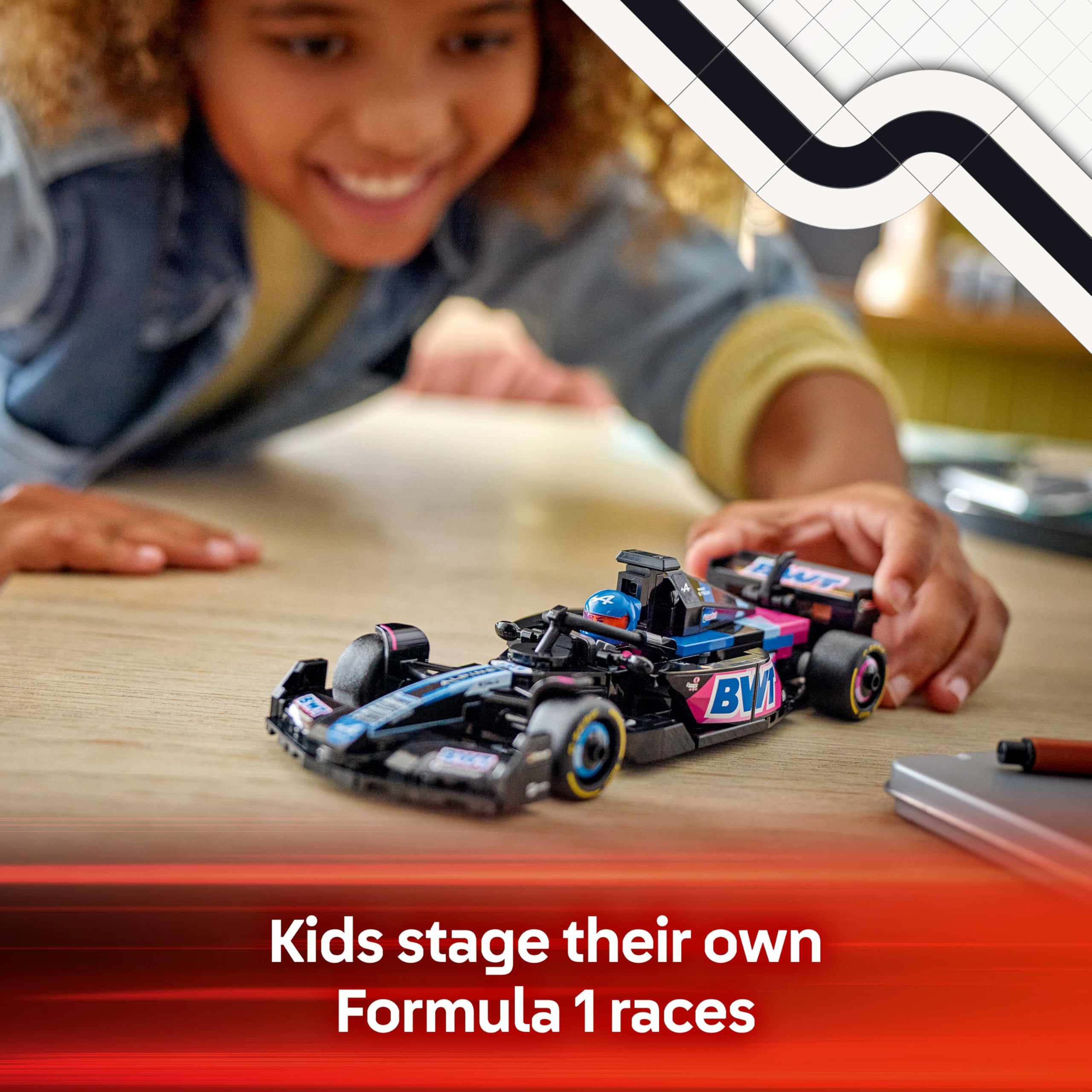 LEGO Speed Champions Ferrari SF-24 F1 Race Car Toy with a Collectible Formula 1 Driver Minifigure - Model Kits for 10+ Year Old Boys & Girls or Adult Motorsport Fans 77242 Viral Kids Toys