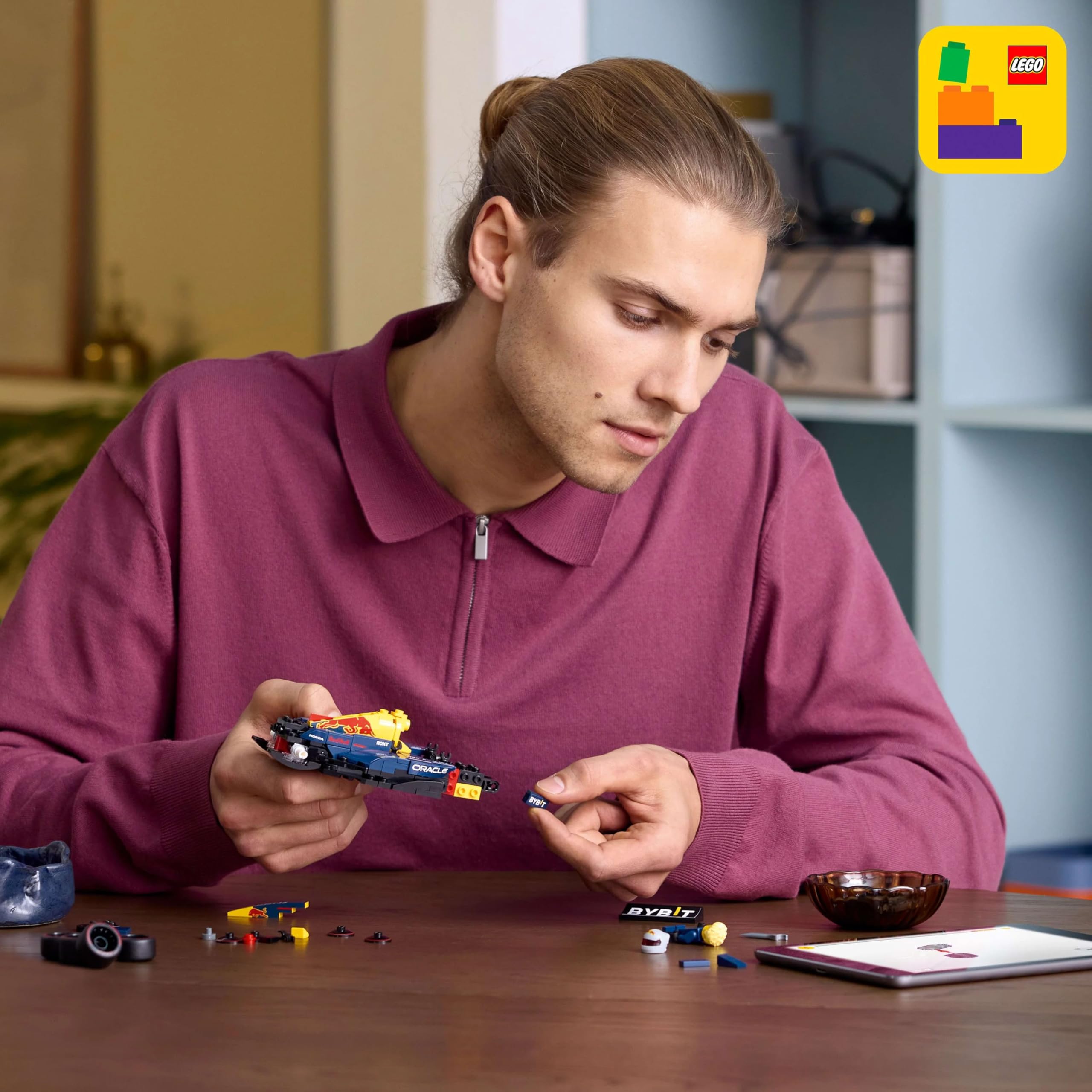 LEGO Speed Champions Ferrari SF-24 F1 Race Car Toy with a Collectible Formula 1 Driver Minifigure - Model Kits for 10+ Year Old Boys & Girls or Adult Motorsport Fans 77242 Viral Kids Toys