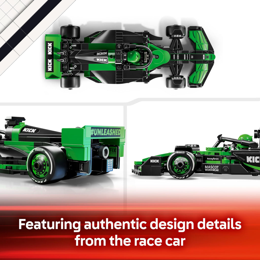 LEGO Speed Champions Ferrari SF-24 F1 Race Car Toy with a Collectible Formula 1 Driver Minifigure - Model Kits for 10+ Year Old Boys & Girls or Adult Motorsport Fans 77242 Viral Kids Toys