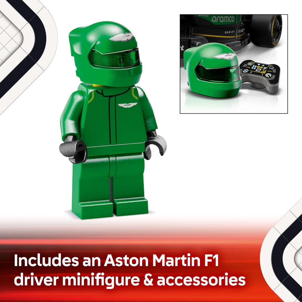 LEGO Speed Champions Ferrari SF-24 F1 Race Car Toy with a Collectible Formula 1 Driver Minifigure - Model Kits for 10+ Year Old Boys & Girls or Adult Motorsport Fans 77242 Viral Kids Toys