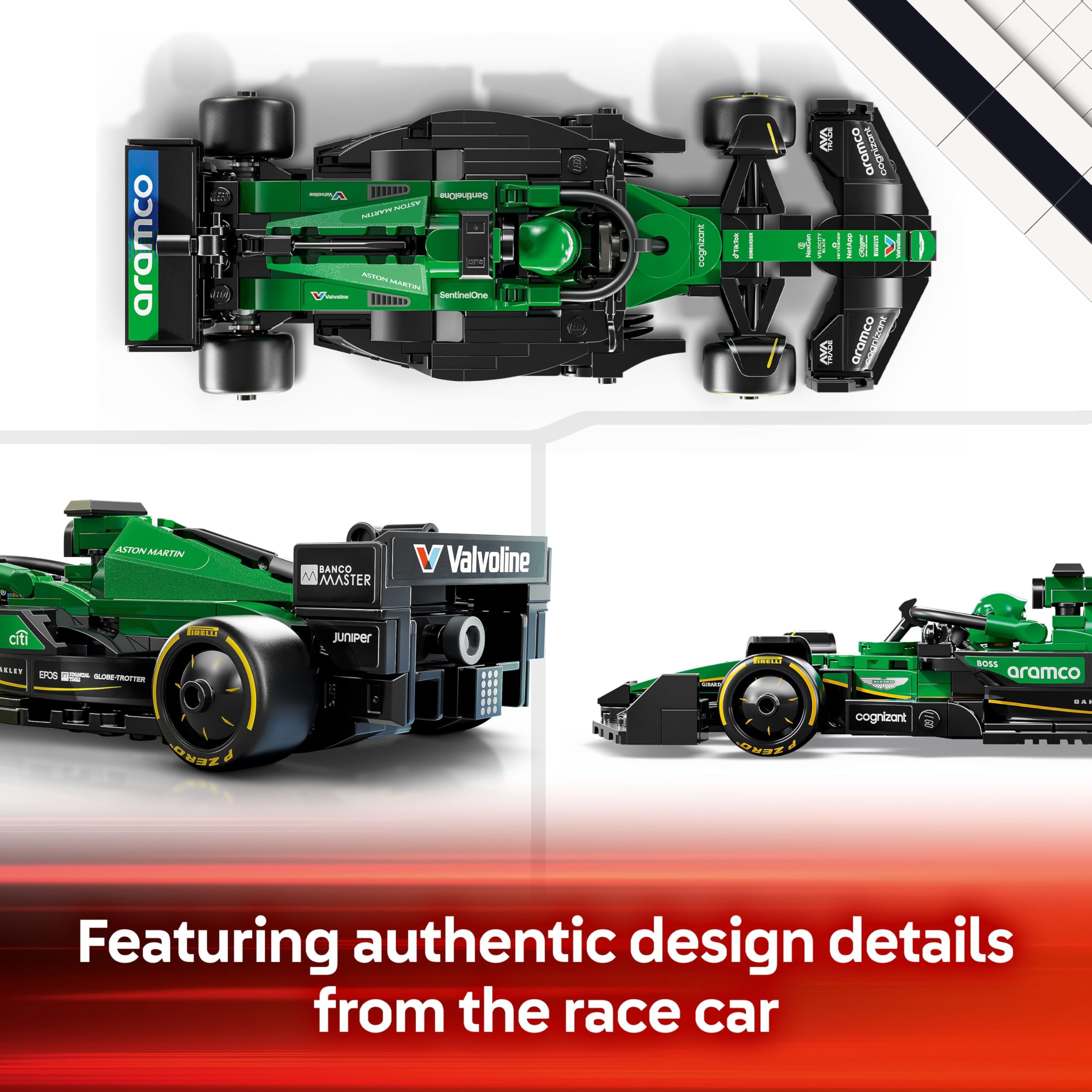 LEGO Speed Champions Ferrari SF-24 F1 Race Car Toy with a Collectible Formula 1 Driver Minifigure - Model Kits for 10+ Year Old Boys & Girls or Adult Motorsport Fans 77242 Viral Kids Toys