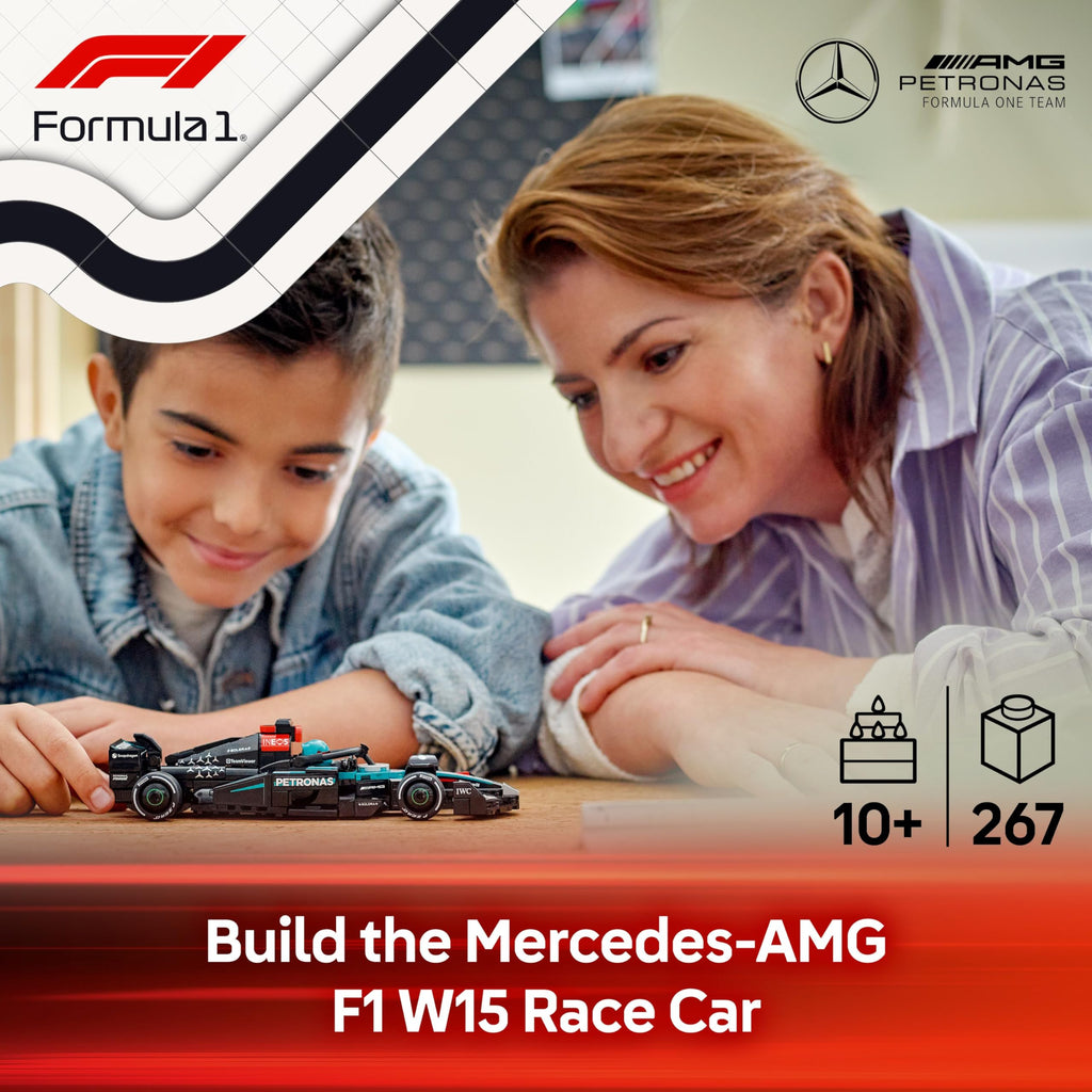 LEGO Speed Champions Ferrari SF-24 F1 Race Car Toy with a Collectible Formula 1 Driver Minifigure - Model Kits for 10+ Year Old Boys & Girls or Adult Motorsport Fans 77242 Viral Kids Toys