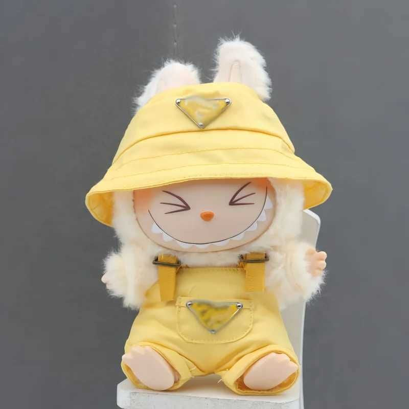 Fashion New Doll Apparel Labubu Doll Clothes Designer Only Clothes Hoodies Trendy Brand Knitted Pants Fishermans Hat Accessories