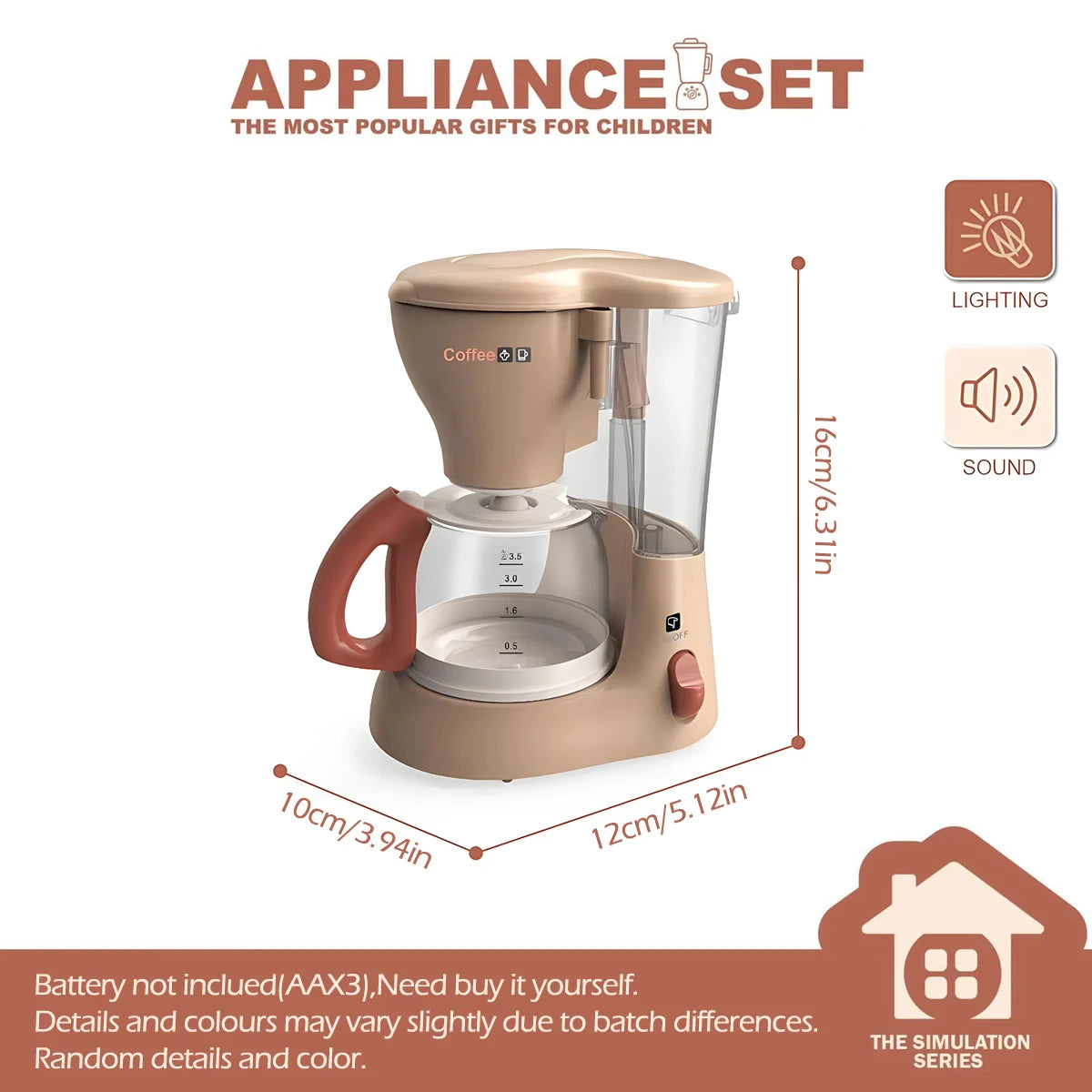 Kids Kitchen Toy Set Mini Simulation Household Appliances Toys for Children Pretend Play House Interactive Toys for Girls Boys