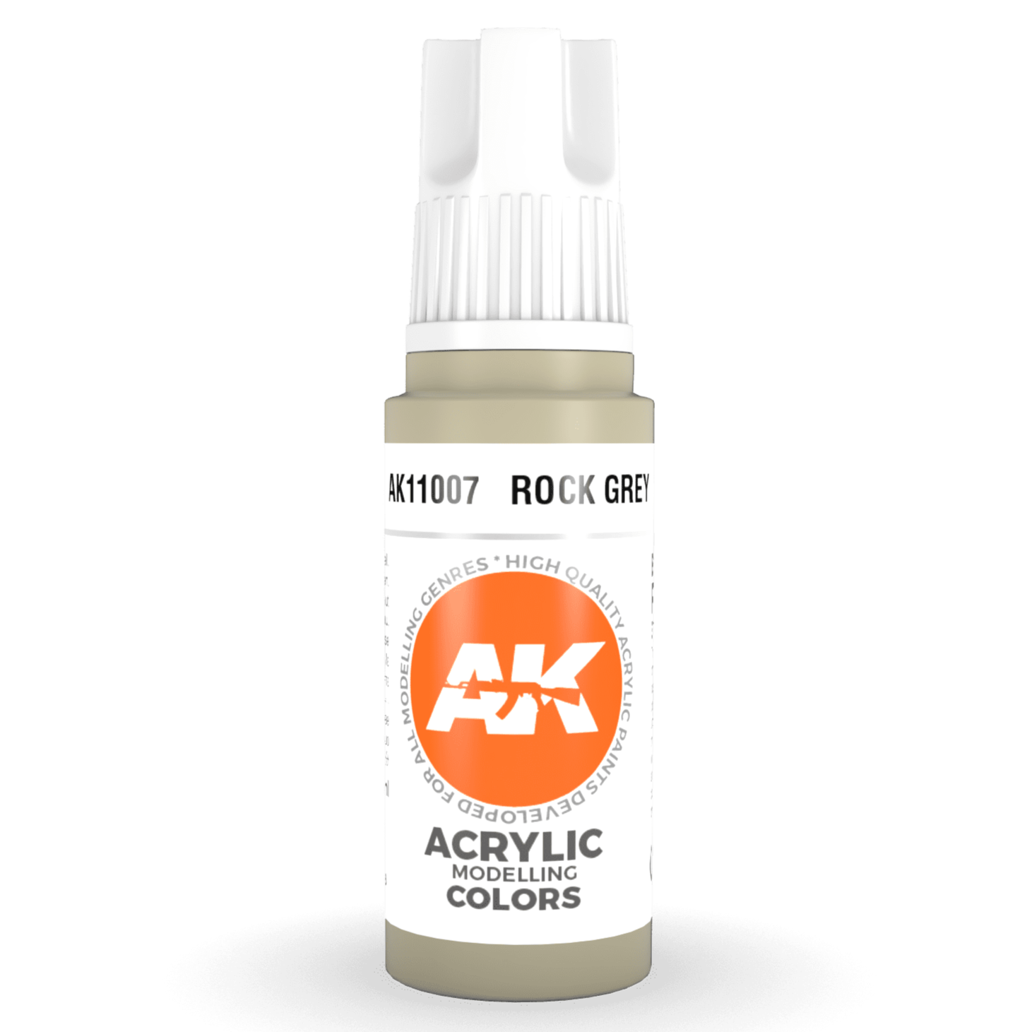 AK Interactive 3rd Gen Acrylic - Rock Grey 17ml AK11007 AK
