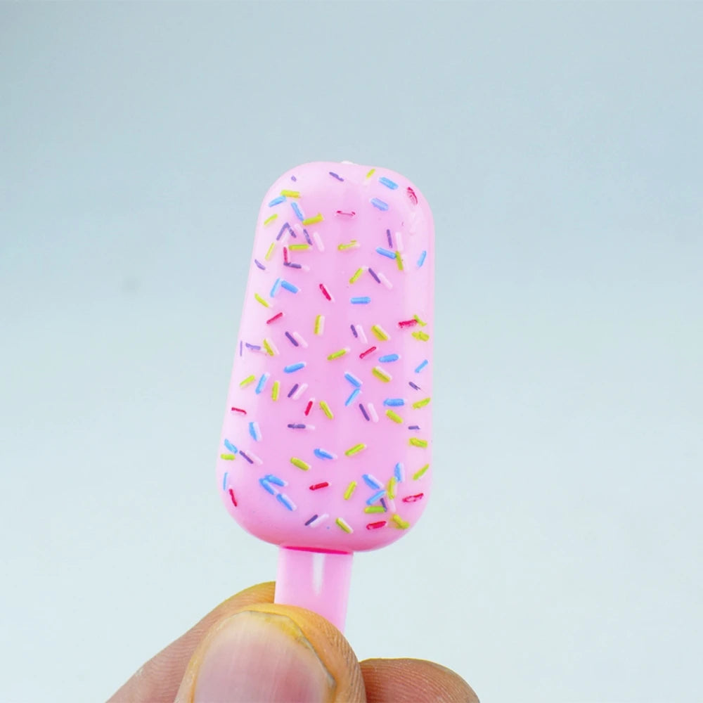 10-30Pcs Fun 4.9cm Cute Ice Cream Pen for Birthday Party Wedding Carnival Gift Pinata Gift Bag Treasure Box Filler School Prizes Viral Kids Toys