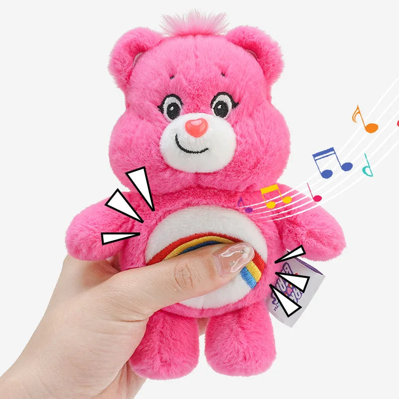 Plush Toys Kawaii Rainbown Anime Hobby Stuffed Toys Keychain Bag Decor Squeak Sound Dolls Christmas Birthday Gifts
