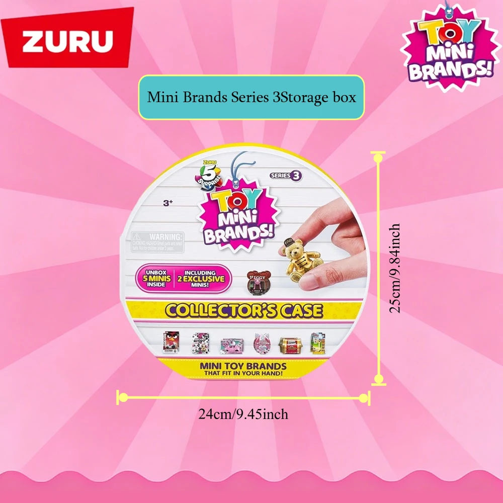 5 Surprise Mini Brands Toys Series 3 Blind Storage Box Mystery Collectibles 90 Minis Simulation Model Supermarket Series