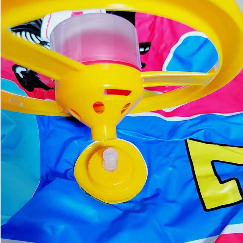 Baby Steering Wheel Car Boat Swimming Float Ring,Baby Inflatable Pool Floatie ，Bathtub Toys， Pool Accessories