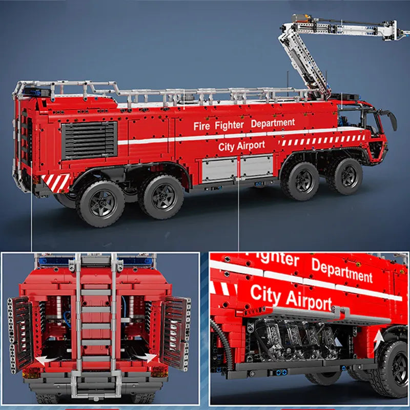 Airport Firetruck 6653pcs RBrickstem®