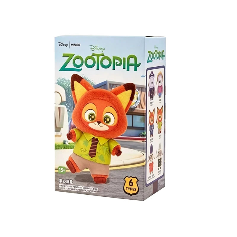 NEW 2026  Zootopia Series Blind Box， Judy Nick Vinyl Plush Cartoon， Character Pendant Trendy Toys Box Christmas Gift。。。