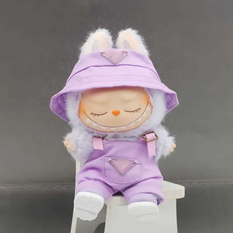 Fashion New Doll Apparel Labubu Doll Clothes Designer Only Clothes Hoodies Trendy Brand Knitted Pants Fishermans Hat Accessories