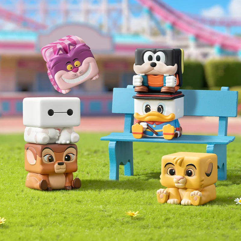 Disney Classics POP CUBE-3 Series Figures 1PC/9PCS POPMART Blind Box Cute Figurine Toy Action Figure