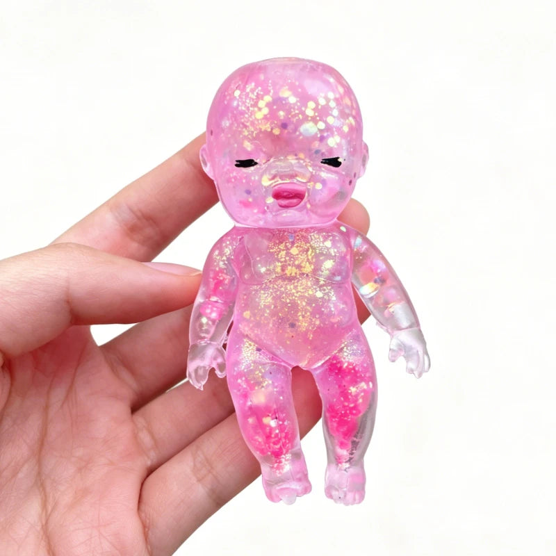 Squishy Maltose Sugar Baby Squeeze Toy Kawaii Baby Stretchable Slow Rising Fidget Toy for Adults Stress Anxiety Relief Gifts