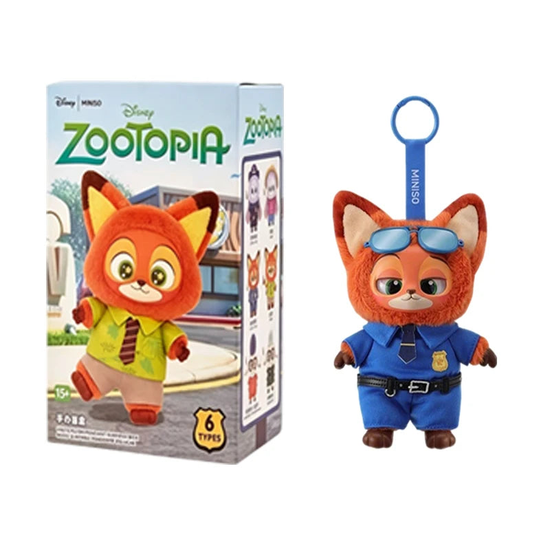 NEW 2026  Zootopia Series Blind Box， Judy Nick Vinyl Plush Cartoon， Character Pendant Trendy Toys Box Christmas Gift。。。