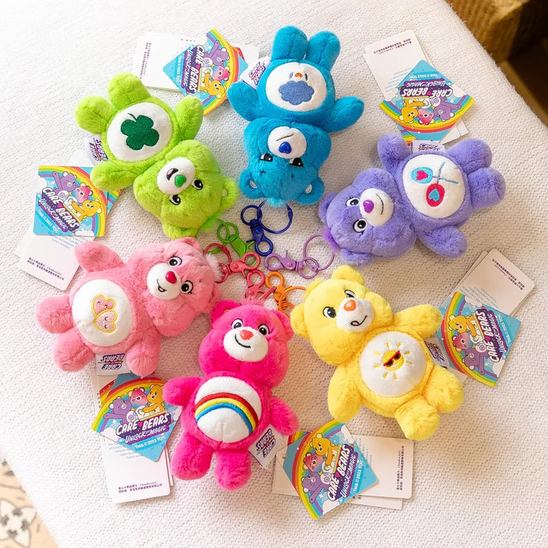 Plush Toys Kawaii Rainbown Anime Hobby Stuffed Toys Keychain Bag Decor Squeak Sound Dolls Christmas Birthday Gifts