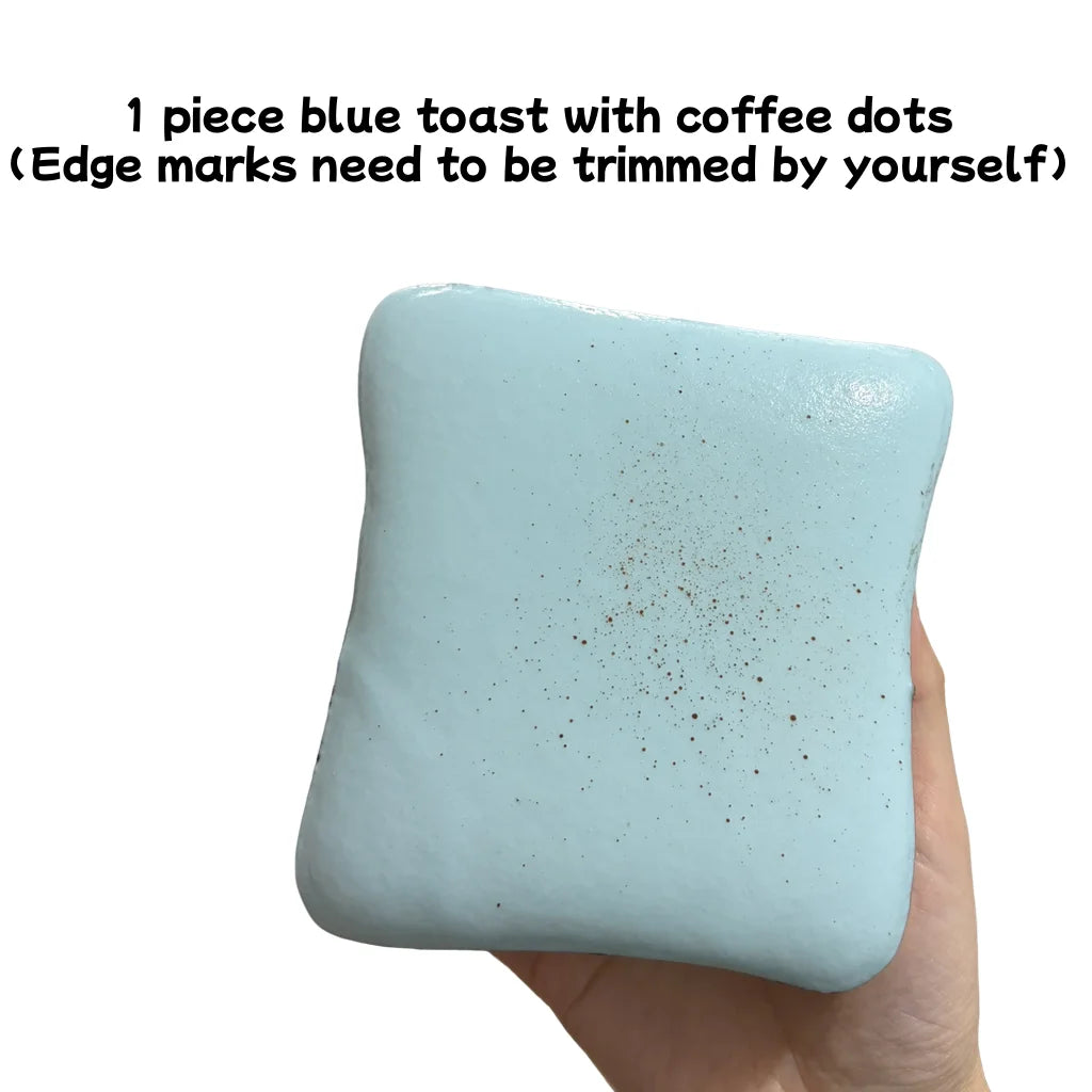 Soft Simulated Toast Squeeze Stress Relief Toys Squishy Bread Squeeze Fidget Toys Decompression Slow Rebound Sensory Toy Adults